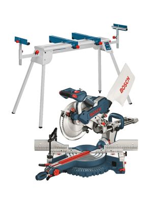 Bosch GCM 10 SD afkortzaag 254 mm 1800W + GTA 2600 onderstel
