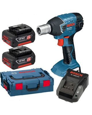 Bosch GDS 18 V-LI accu slagmoersleutel 18V 4,0Ah + L-Boxx koffer