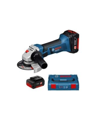 Bosch GWS 18V-Li accu haakse slijper 115 mm 18V 4,0Ah + L-Boxx koffer