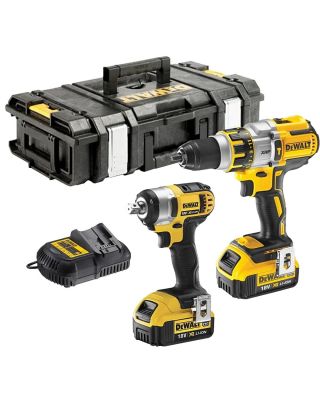 DeWALT DCK254M2 combiset 2-delig - 2x 18V 5,0Ah + TSTAK