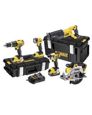 DeWALT DCK591M3 combiset 5-delig - 3x 18V 4,0Ah + ToughSystem