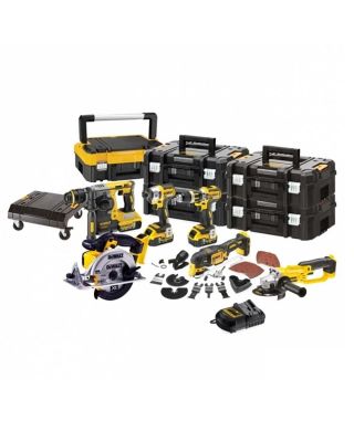 DeWALT DCK652P3T combiset 6-delig - 3x 18V 5,0Ah + TSTAK en carrier
