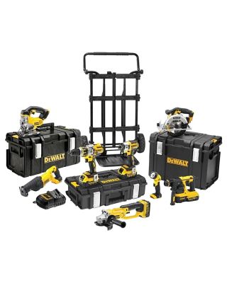 DeWALT DCK892M4 combiset 8-delig - 4x 18V 4,0Ah + ToughSystem en trolley