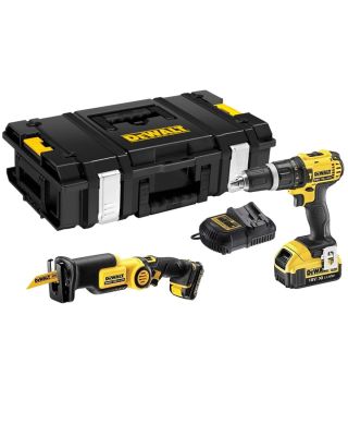 DeWALT DCD297M1 combiset 2-delig - 18V 4,0Ah + DS150 koffer