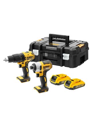 DeWALT DCK2060D2T combiset 2-delig - 2x 18V 2,0Ah + TSTAK