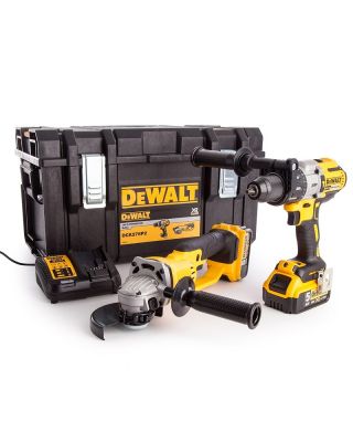 DeWALT DCK278P2 set accuklopboor + haakse slijper - 18V 5,0Ah + ToughSystem