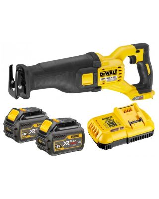DeWALT DCS388T2 accu reciprozaag 18V/54V 6,0Ah + koffer