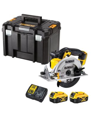 DeWALT DCS391P2 accu cirkelzaag 165 mm 18V 5,0Ah + TSTAK