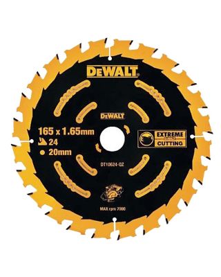 DeWALT DT10624 Cirkelzaagblad 24T 165 mm