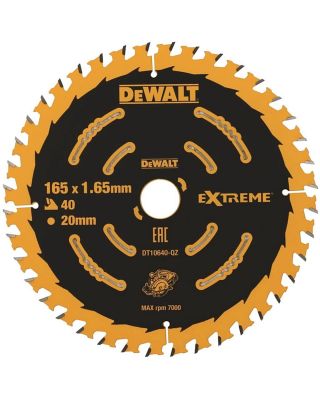 DeWALT DT10640 cirkelzaagblad 165 x 20 mm 40T