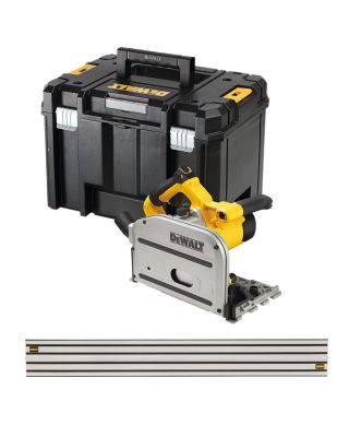 DeWALT DWS520KTR invalzaag 165 mm 1300W + geleiderail en TSTAK