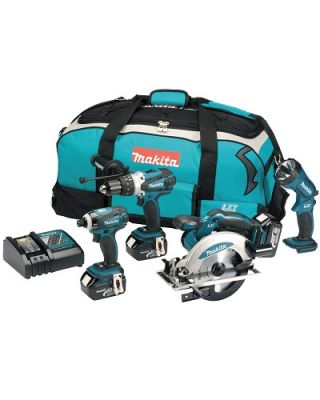 Makita DK18034 4-delige accu comboset 18v 3.0Ah 