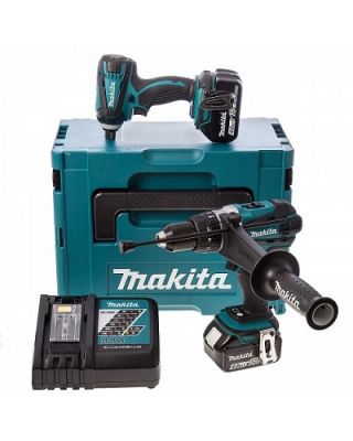 Makita DLX2005MJ 18v accu combopack 4.0Ah in MBox 