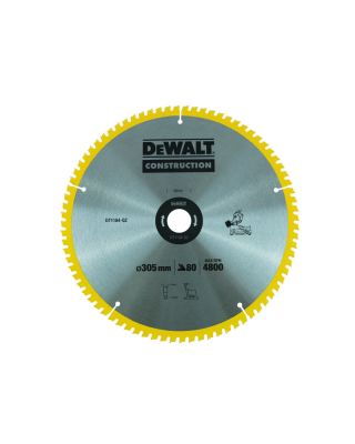 DeWALT DT1184 zaagblad 305mm 80 tands 