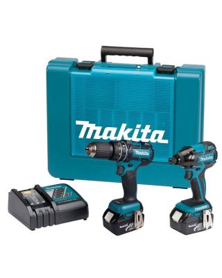 Makita DLX2002M set accuklopboor + slagschroevendraaier - 18V 5,0Ah + koffer