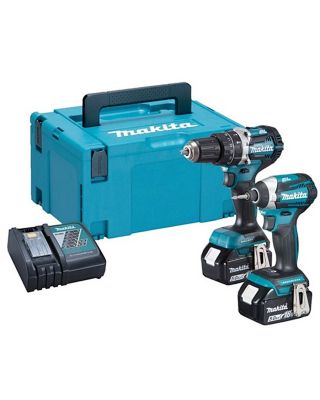 Makita DLX2181TJ set accuklopboor en slagschroevendraaier - 18V 5,0Ah + MBox
