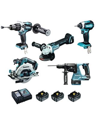 Makita DLX5023TJ 18V 5-delige combiset