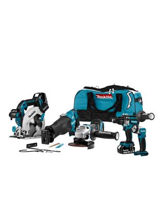 Makita DLX5034T combiset 5-delig - 18V 5,0Ah + tas