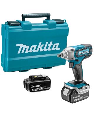 Makita DTW190SFE accu slagmoersleutel 18V 3,0Ah + Mbox koffer