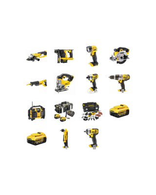 DeWALT DCK891M4 combiset 12-delig - 18V 4,0Ah + ToughSystem koffers