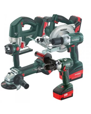 Metabo 6.2.1 6-delige accu comboset - 18V 4,0Ah + opbergtas