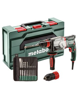 Metabo UHE 2660-2 Quick boorhamer SDS plus 800W 2,8J + borenset en koffer