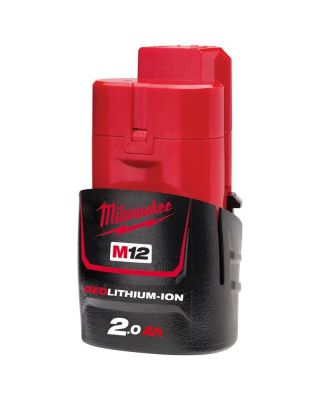Milwaukee M12 B2 accu 12V 2,0Ah RED Li-Ion