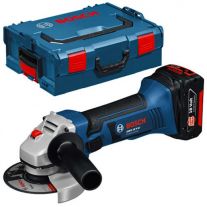 Bosch GWS 18V-Li accu haakse slijper 115 mm 18V 3,0Ah + L-Boxx koffer