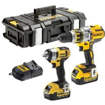 DeWALT DCK254M2 combiset 2-delig - 2x 18V 5,0Ah + TSTAK