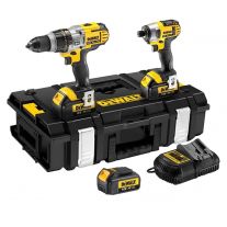 DeWALT DCK290L3 combiset 2-delig - 3x 18V 3,0Ah + DS150