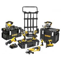 DeWALT DCK892M4 combiset 8-delig - 4x 18V 4,0Ah + ToughSystem en trolley