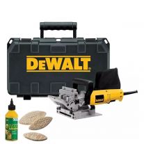 DeWALT DW682K lamellenfrees 600W + lamellen en koffer