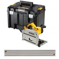 DeWALT DWS520KTR invalzaag 165 mm 1300W + geleiderail en TSTAK