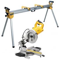 DeWALT DWS778 afkortzaag 250 mm 1850W + DE7023 onderstel