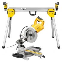 DeWALT DWS778 afkortzaag 1850W 250 mm + DE7033 onderstel