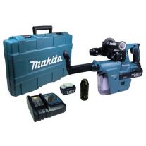 Makita DHR243RFJV accu combihamer met stofafzuiging 18V 3,0Ah + koffer