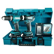 Makita DK1858 18v accu comboset met klopboor en slagschroevendraaier 1.5Ah 
