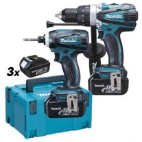 Makita DLX2005JX1 18v accu combopack met DHP458Z & DTD152Z 