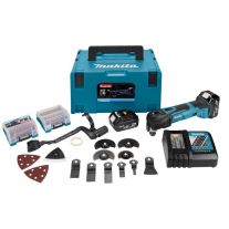 Makita DTM51RFJX3 accu multitool 18V 3,0Ah + 43 accessoires en Mbox koffer