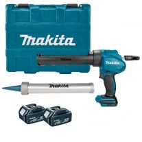 Makita DCG180RTEX accu kitspuit 18V 5,0Ah + koffer en extra houder