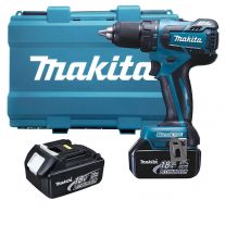 Makita DDF459RFE accu schroefboormachine 18V 3,0Ah + koffer