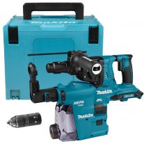 Makita DHR281ZWJ accu combihamer SDS plus met stofafzuiging body 36V + Mbox