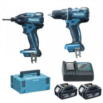 Makita DLX2000TJ set accuboor + slagschroevendraaier - 18V 5,0Ah + Mbox