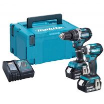 Makita DLX2181TJ set accuklopboor en slagschroevendraaier - 18V 5,0Ah + MBox
