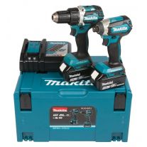 Makita DLX2189TJ combiset met accuboormachine (DDF484) en accu slagschroevendraaier (DTD153) in Mbox