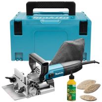 Makita PJ7000J lamellenfrees 100 mm 701W + lamellen en Mbox