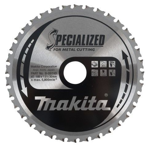 Makita B-09765 metaal cirkelzaagblad 305 x 25,4 mm 60T