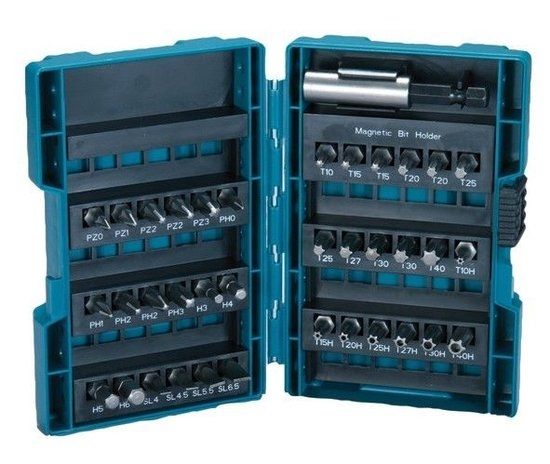 Makita B-28606 37-Delige bitset torx en kruis + magnetisch bithouder 