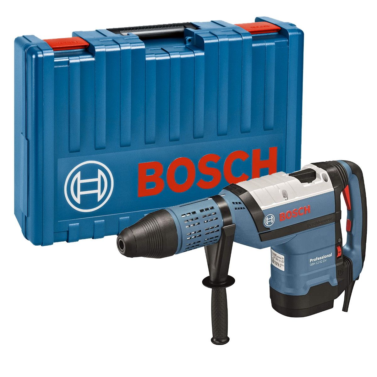 Bosch GBH 12-52 DV SDS max boorhamer met anti-vibratiehandvat 19J in koffer
