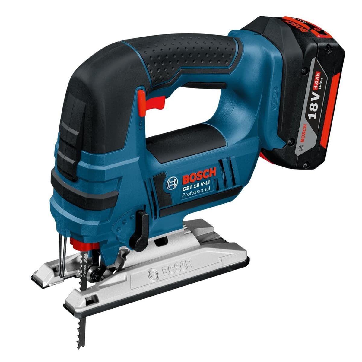 Bosch GST 18 V-LI accu decoupeerzaag 18V 4,0Ah + L-Boxx